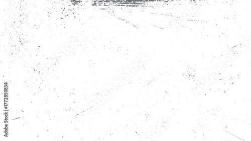 Vintage cracked wall texture with scratches and dust overlay effect. Rough black and white grunge texture with chipped and worn details. 