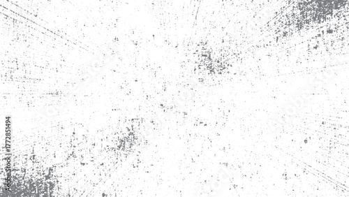 Black and white grunge texture with cracks scratches and vintage rough surface. Abstract distressed black and white background with urban grunge pattern. 