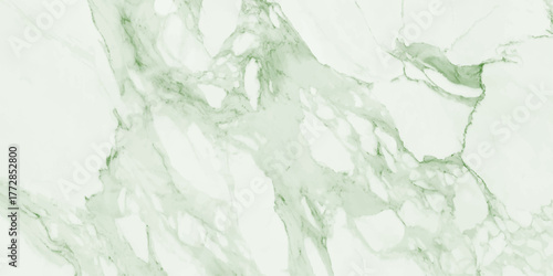 Light Green Water Color Texture Background. Abstract watercolor clouds pattern in green tones. Spring background with place for text.