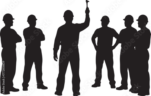 Toolbox Talk Safety Meeting Silhouette Pack