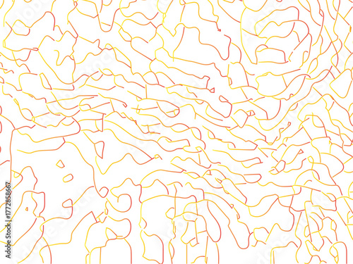 Vector white and gold line luxury organic pattern. topography style abstract wave, elegant water, contour, topography, cloud elegant texture. Premium fancy minimal template