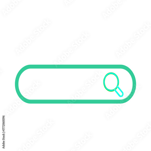 Image Search free icon isolated on white background