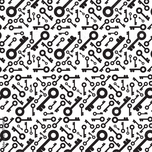 Key Pattern Creative Background Design
