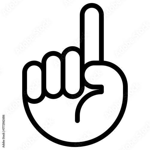 Question Icon with Line Style