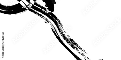 Black blots, isolated on white background EPS 10.