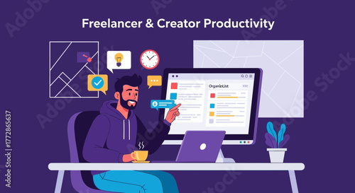 Boost Productivity: Freelancer's Digital Workspace and Successful Task Management Now