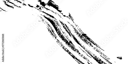 Black blots, isolated on white background EPS 10.