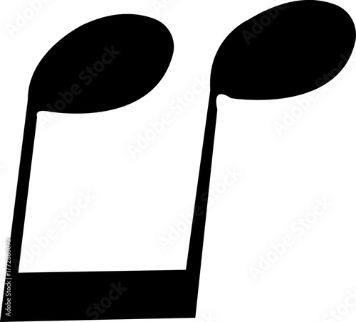 music, notes, hand, drawn, black, signs, vector, isolated, icon, background, symbol, treble, clef, illustration, transparent, set, musical, minim, crotchet, quaver, beam, mark, key, design, graphic, b