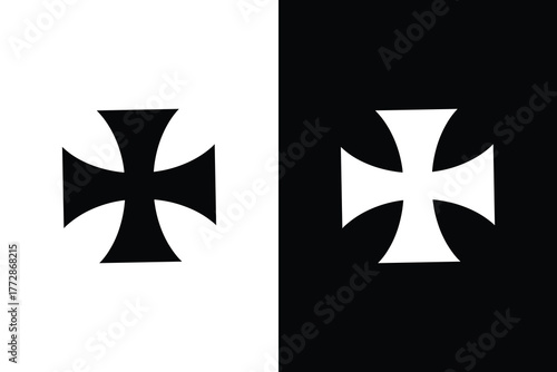 Vector iron cross design