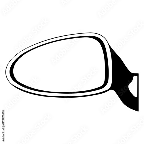 Car Side Mirror Icon