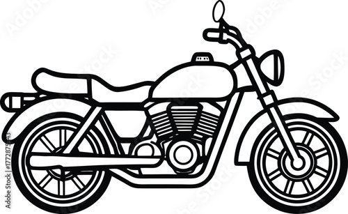 motorcycle vector illustration