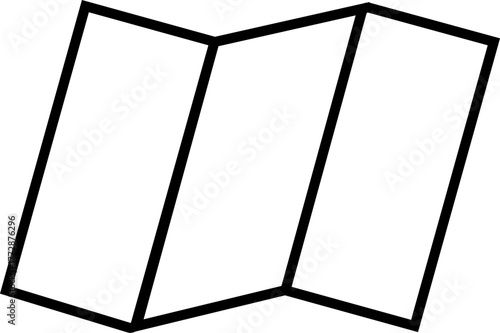 情報やエリア案内に使える、シンプルで見やすい地図デザインのベクターイラスト｜ビジネス資料やWebデザインに最適なマップ素材