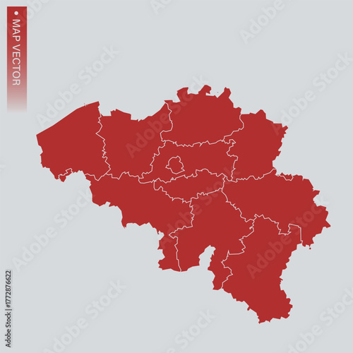 Belgium map