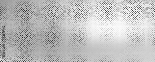 Modern white and gray halftone background. Design decoration concept for web layouts, posters, and banners. Vector abstract light technology halftone background.