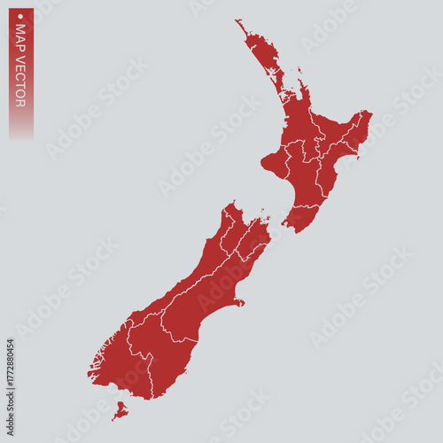 New Zealand map
