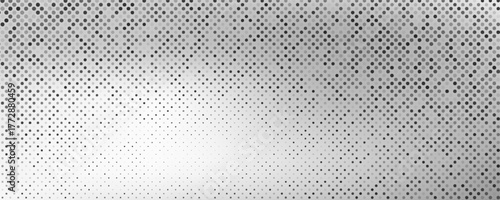 Modern white and gray halftone background. Design decoration concept for web layouts, posters, and banners. Vector abstract light technology halftone background.