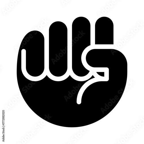 Power Icon with Solid Style