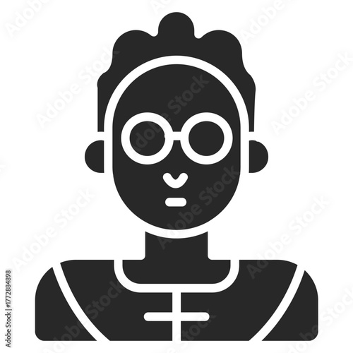 Elder Woman AI Icon