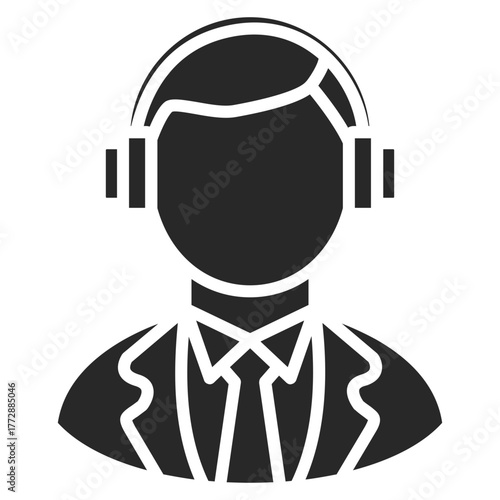 Avatar with Headphones Icon