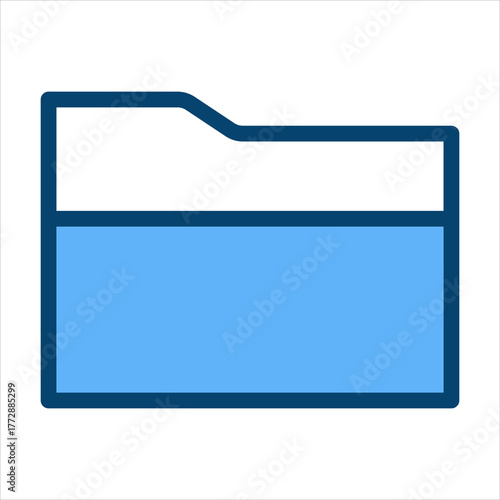 Folder Single Icon Vector Collection 