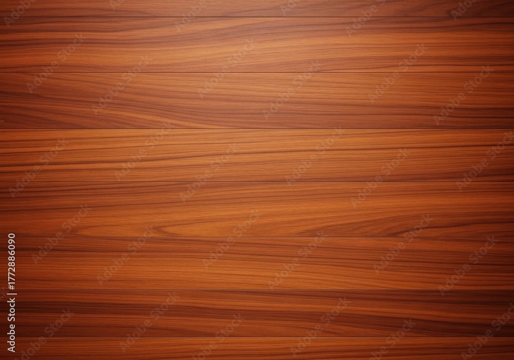 Fototapeta premium Rich warm brown wood grain texture background