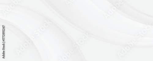 abstract white gradient color background with curve and swirl lines decoration