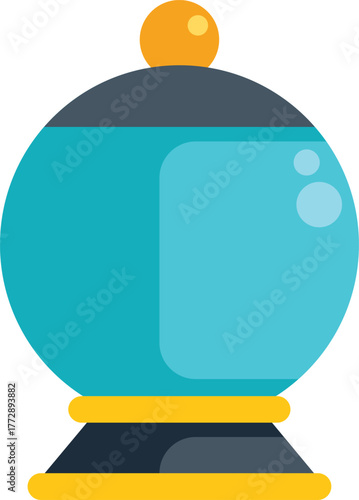 This crystal ball is waiting for a fortune teller to gaze into it and see the future