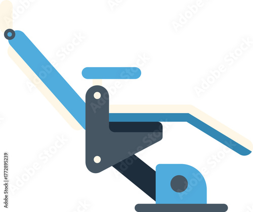 Ergonomic dentist chair reclining for optimal patient positioning during dental procedures