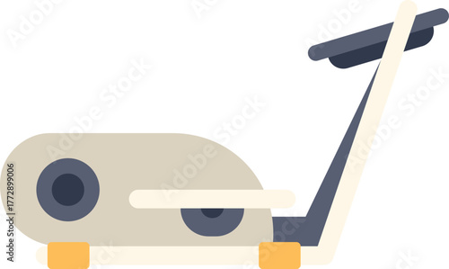 This minimalist design of a stationary bike represents a commitment to fitness and a healthy lifestyle
