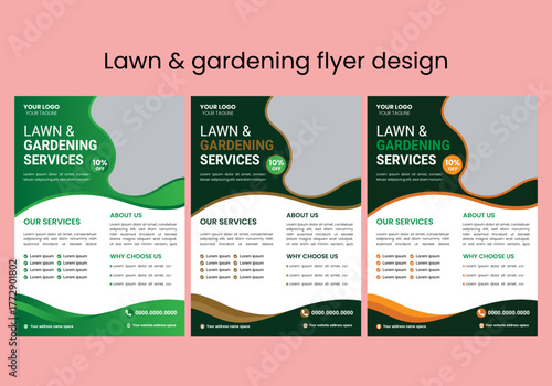 his editable social media flyer template enhances your garden services' online presence. It is perfect for promoting landscaping, lawn care, and outdoor design services across various platforms.