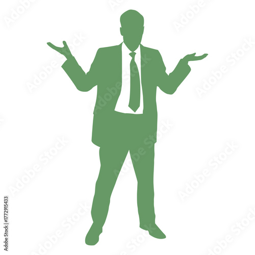 Man's Uncertain Gesture