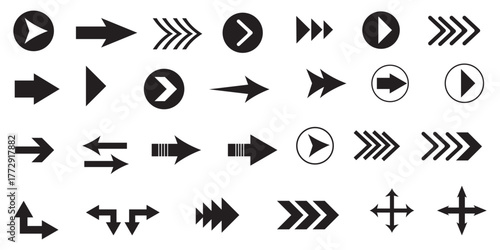 Swipe up icon set. Up arrow button symbol. Group arrows directed upwards. Different black arrows sign. Swipe Up icons for social media stories. Scroll ..