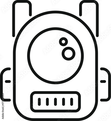 Futuristic jetpack ensuring comfortable and safe travel across the galaxy