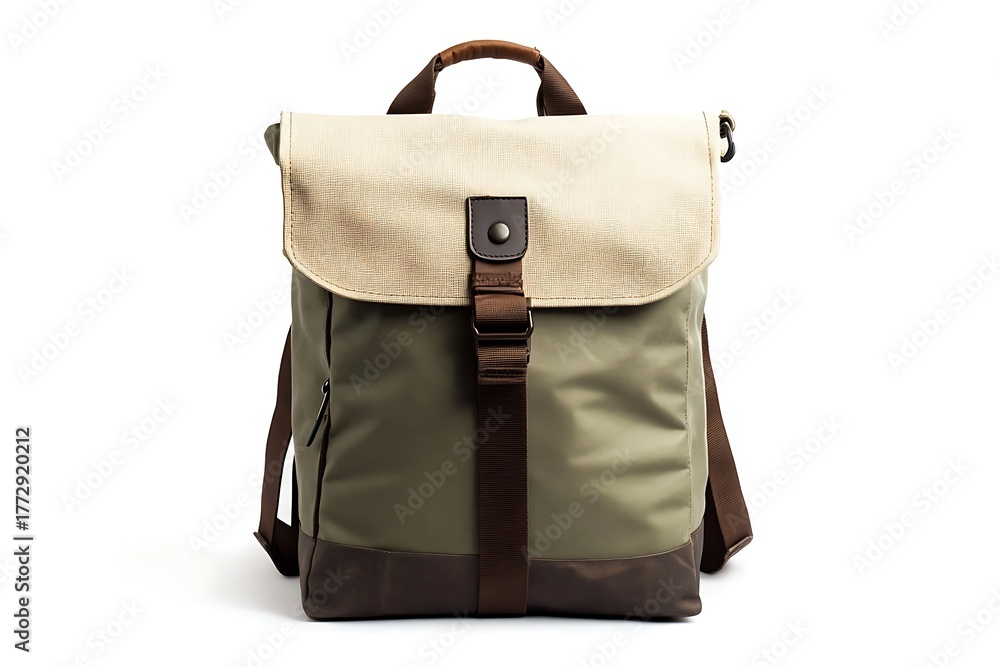 Fototapeta premium Stylish backpack isolated on white
