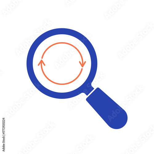 Search icon outline editable stroke line drawing eps