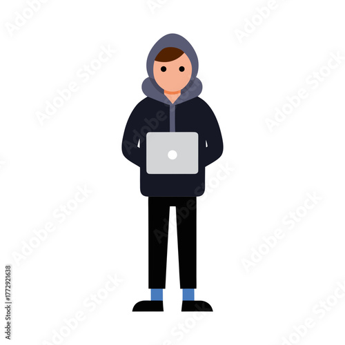 casual tech founder wearing hoodie and sneakers
