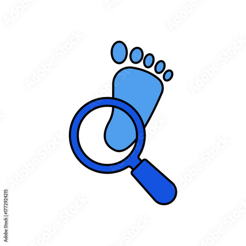 Track icon outline editable stroke line drawing eps