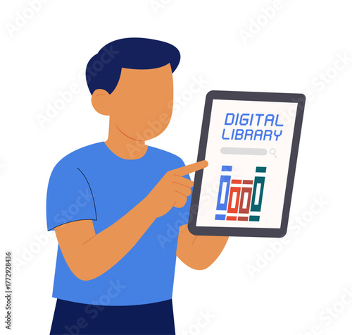 Digital Library on Tablet – Online Books, E-Learning & Reading App