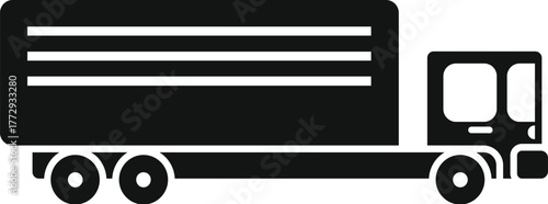 Cargo truck transporting goods, ensuring efficient and timely delivery across the country