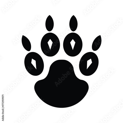 Desert Animal Track Icon Design