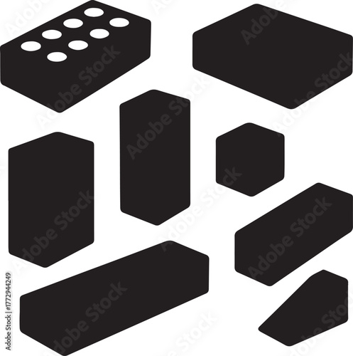 set of silhouette bock