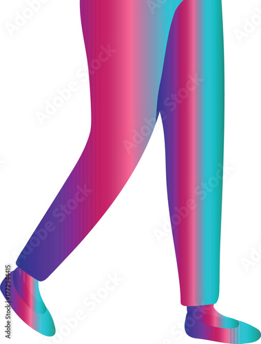 Gradient Legs Walking