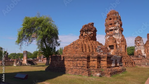 Thailand Religious Ancient Temples Ayutthaya 
