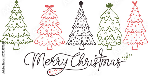 Christmas Trees,Merry Christmas,Memories | Christmas Trees,Merry Christmas SVG 2025 | Cute Christmas Tree SVG