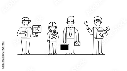 People of different occupations