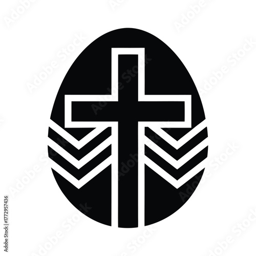 Easter Egg Cross Christian Symbol