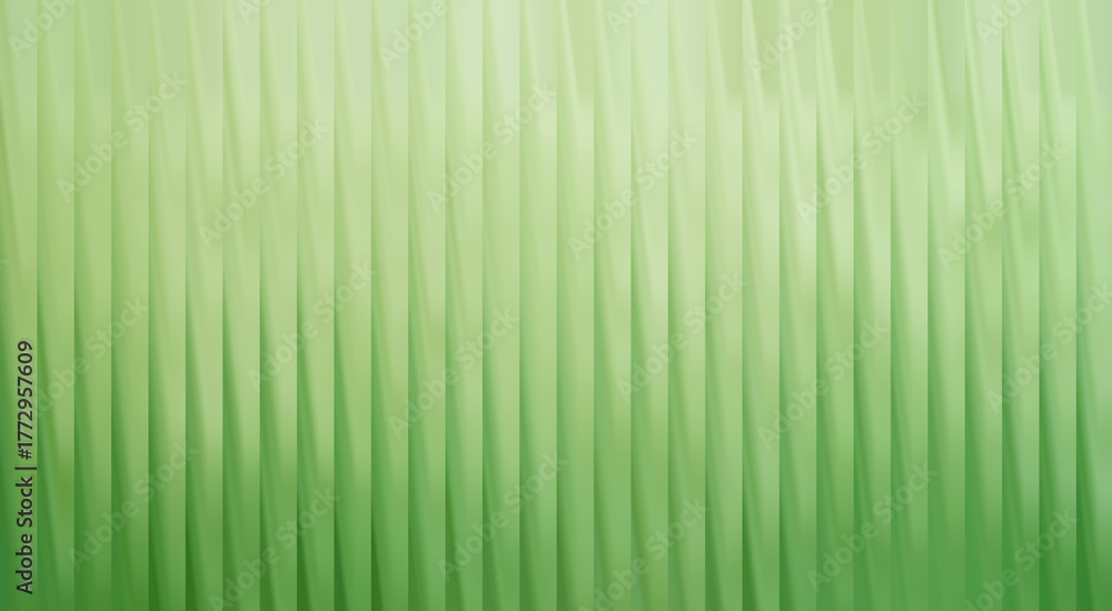 Fototapeta premium A vibrant vertical line background. The pattern has green color which is refreshing. 