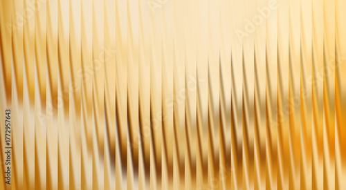 Abstract, elegant and textured gold background with light refraction