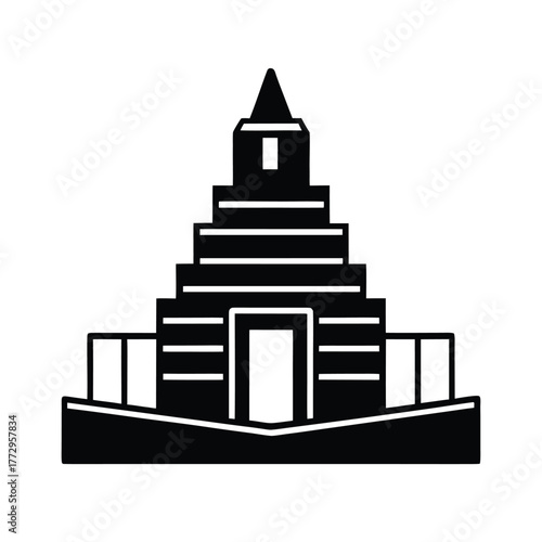 Edificio Copan Building Outline Icon