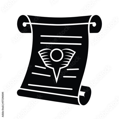 Egyptian Papyrus Scroll Ancient Icon Art